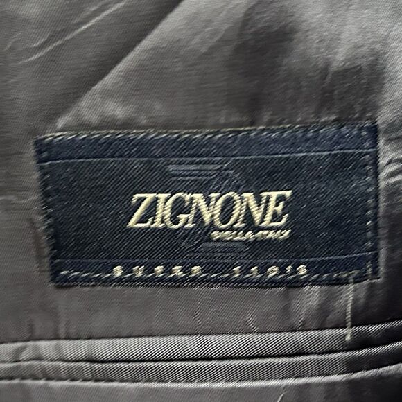 Joseph Abboud 50L Sport Coat Zignone Wool Gray Two Button Lined Double Vented - Picture 5 of 9